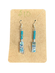 Stylish Beaded Dangle Earrings