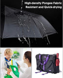 Windproof Travel Umbrellas 10 Ribs Auto Open & Close Collapsible Folding Compact Umbrella for Rain Snow Sun