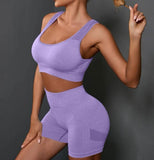 Yoga Basic Cut Out Scrunch Butt Sports Set