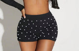 Pearls Beaded Shorts