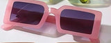 Square Plastic Fashionable Decorative Glasses