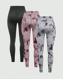 Tie Dye Printed Leggings Set For Women