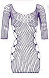 Fishnet Lingerie Mesh Babydoll Bodysuit