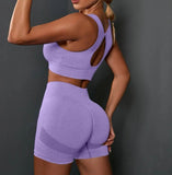 Yoga Basic Cut Out Scrunch Butt Sports Set