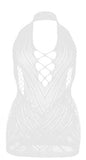 Fishnet Lingerie Mesh Babydoll Bodysuit