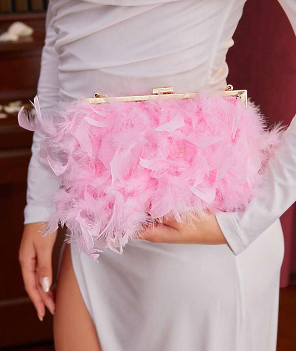 Fashionable Domed Clutch Handbag For Evening Party