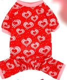 Valentines Dog Pajamas