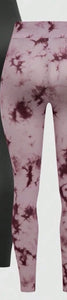 Tie Dye Printed Leggings Set For Women