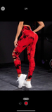 Tie Dye Criss Cross Cut Out Wideband Waist Sports Leggings