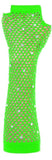 Fingerless Neon Fishnet Gloves