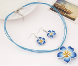 Hawaiian Necklace and Earring Set