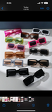 Square Plastic Fashionable Decorative Glasses