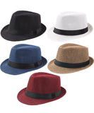 Ultrafun Short Brim Fedora Classic Hat