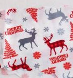 Holiday print hip-hugger panties