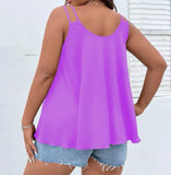 Plus Solid Cami Top