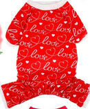 Valentines Dog Pajamas