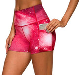 High waist yoga shorts