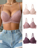 Lace Thin Strap Bra Lingerie