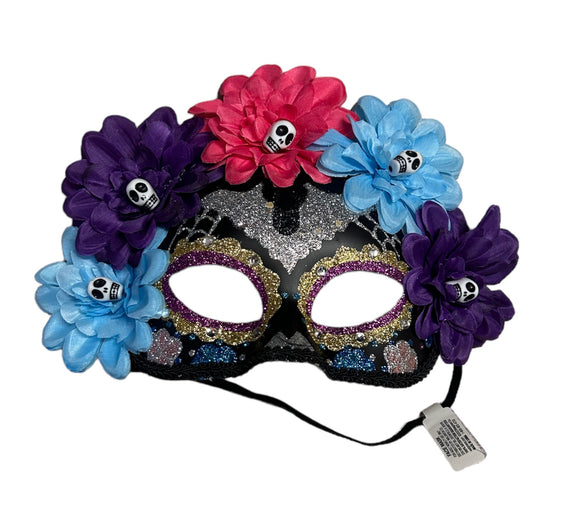 Glitter Floral Mask