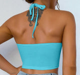 Halter crop top