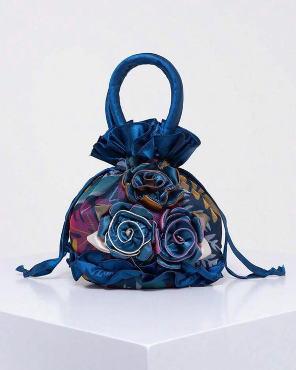 Women's Floral Patterned Tote Bag