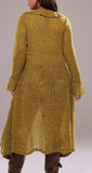 Plus size long sweater Cardigan
