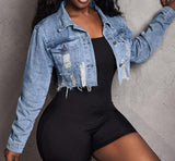 Blue denim jacket