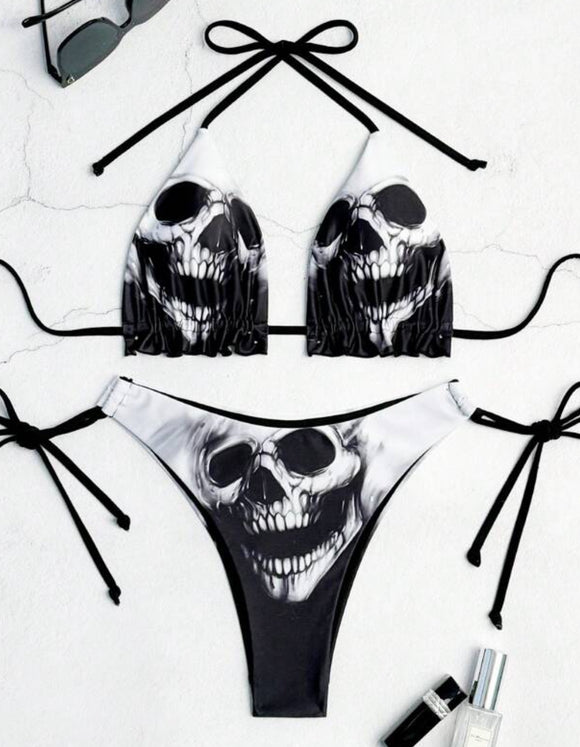 2-piece Skull bikini