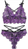 Lace 2 piece lingerie set