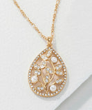 Pearlesque Filigree Necklace