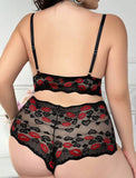 2-Piece plus size Bra and panty set