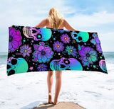 1pc Skull Beach Towel