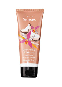 Avon Senses Cozy Vanilla & Coconut Hand Cream