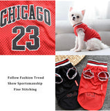 Dog Basketball Jersey for Dogs, Medium & Small Chihuahua or Yorkies