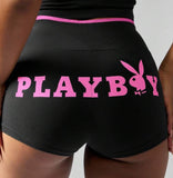 High waisted Playboy shorts