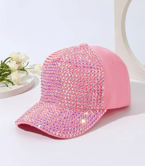 Rhinestone Decor Baseball Cap