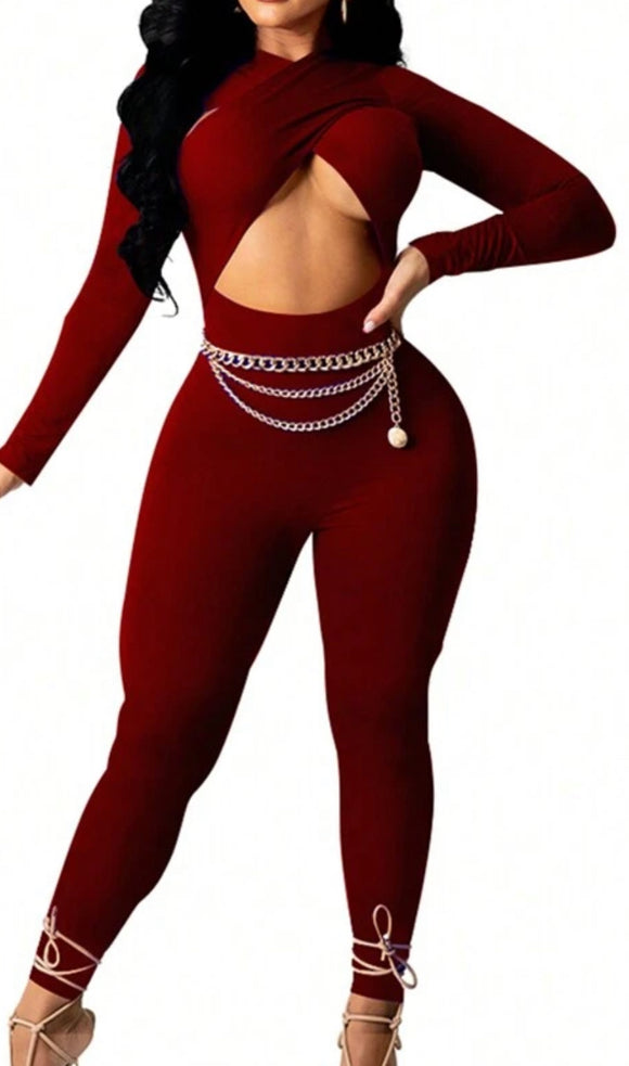 Long sleeve bodycon Jumpsuit
