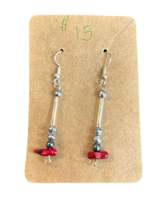 Dangle Beaded Earrings