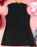 Plus size Gold heart print top