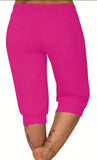 Plus size Heart print Capri