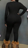 1-piece long sleeve jumpsuit