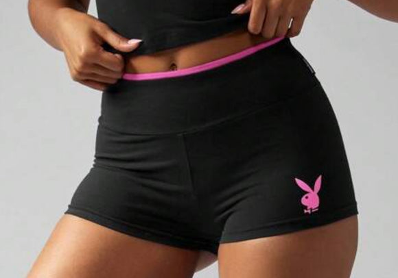 High waisted Playboy shorts