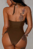 1-piece hollow out swimsuit