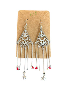 Triangular Design Shaped Earrings