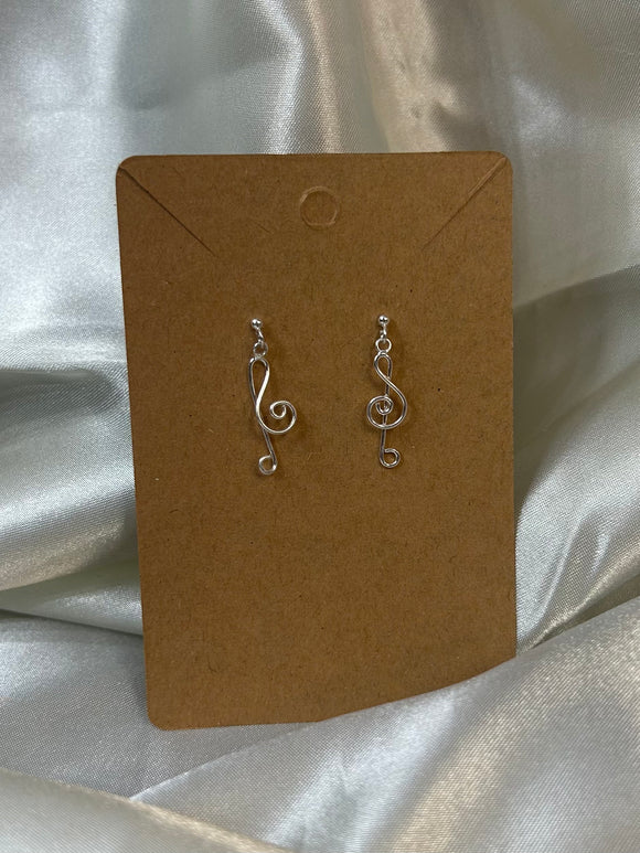 Music Note Earings