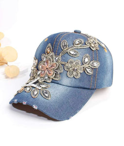 Rhinestone Baseball Cap