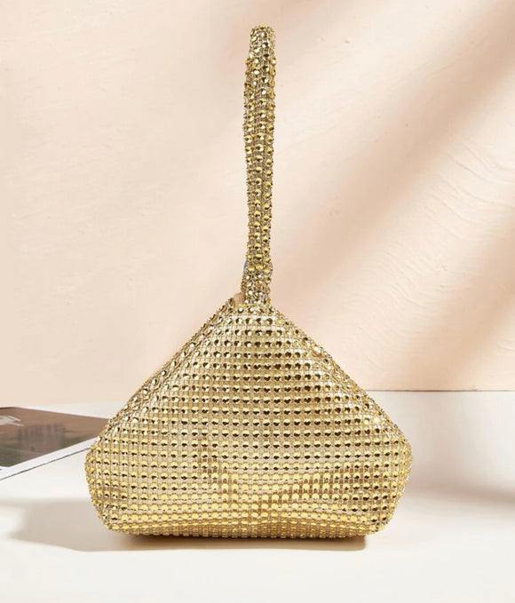 Mini Rhinestone Decor Novelty Bag