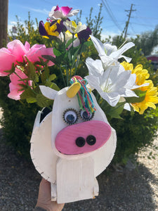 Wooden Unicorn Basket