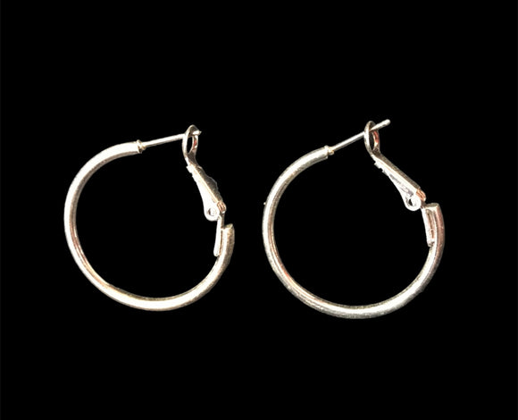 Silver hoop Earrings