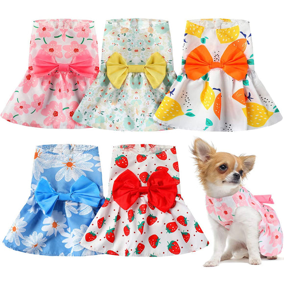 Pet Floral Dresses